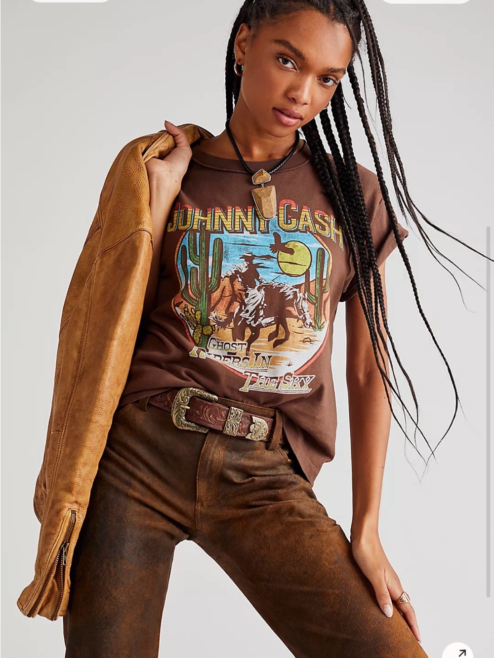 Johnny Cash Riders In The Sky Graphic Tee